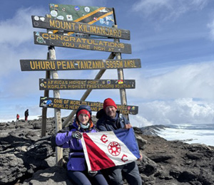 Le fin manteau des neiges du Kilimandjaro